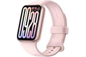 XIAOMI Smart Band 9 Pro, Suivi du Sport, Ecran de 1,74" avec Bords Ultra-Fins, 21 Jours d'autonomie, Suivi du Sommeil amélioré,150 Modes de Sports, 5ATM, Compatible avec Android et iOS, Rose poudré