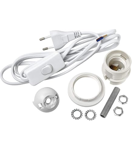 Adaptateur Douille B15 (baïonnette 15mm) Vers E14 (vis Edison 14mm) - Blanc - Tension 220V - Métal Et PBT