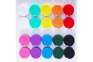 ZDZBLX Aimant Frigo Aimant Puissant Aimants Tableau Magnétique, Magnet Frigo Aimant Plat Petit Aimant Tableau Blanc, Mini Aimant Rond Colorés Magnets, pour Tableau Magnetique Frigo (20Pcs 10 Couleurs)