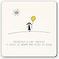 Dorothy Spring Friendship is Like Sunshine Inspirational Quote Cute Friend Gift Coaster