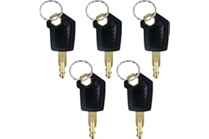 CLNYRWCB Ignition Key Fits for Caterpillar CAT 320 323 324 313 Excavator, Replacement Part # 5P8500-5Pack