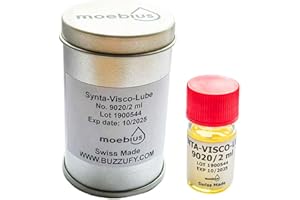 Moebius SYNTA-VISCO-LUBE 9020 Aceite lubricante suizo para relojes, 2 ml