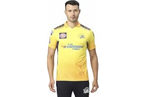 KNK Chennai Super Kings Cricket Match Jersey IPL 2023, Half Sleeve
