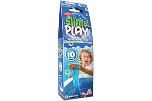 ZIMPLI - Blå Slime Play förvandlar vatten magiskt till färgglad klibbig slime, aktivitetsleksak och tidig utveckling för barn