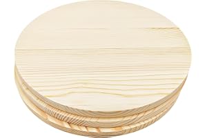 3 st runda tallträsplattor, 30 x 1,5 cm obehandlade runda träcirkelplattor för hantverksprojekt, gravering, träbränning, måln
