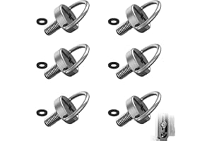 GMXJGZ 6 Stück 1/4 Zoll Schraube M4 Kamera Stativ Befestigungsschrauben Kamera 1/4 Zoll Befestigungsschraube Schraube aus Edelstahl Geeignet für Kameras Stative Köpfe Einbeinstative, 6 Abstandshaltern