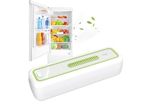 IYES.TOP Mini USB Fridge Deodorizer with LED Display - Rechargeable and Reusable Odor Eliminator Absorber for Refrigerator, Car, Closet, Shoe Cabinet, Wardrobe, Pet House - Beats Baking Soda and Charcoal Bags