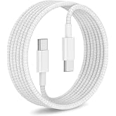 PDAteknoloji 60W Type-C to Type-C &Ouml;rg&uuml;l&uuml; Data ve Şarj Kablosu 1m Beyaz K2795 (Orijinal G&ouml;r&uuml;n&uuml;ml&uuml;)