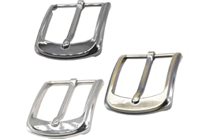 FQSNFNSTY8 Hebilla De Cinturón De Acero Inoxidable 3 Piezas Hebilla cinturón Metal Cuadrados Hebillas metalicas Aleación de Zinc de Cinturón Hebilla Metal Hebilla De Cinturón 40 mm Para Cinturón Ancho 3.8-3.9cm