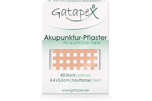 Gatapex Akupunktur-Pflaster (Größe L) 4,4 x 5,2cm Haut 40 Stück