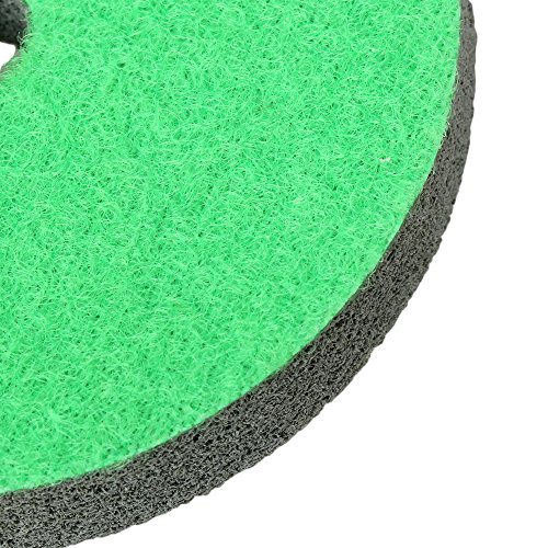 BQLZR Hellgrüne 3zoll Marmor Stein Polierer Diamant-Polierschwamm Pad 3000 Grit - 5