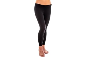 HERMKO 1720 Leggings de Mujer 100% algodón orgánico