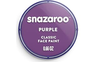 Snazaroo - Peinture Pour Visage et le Corps, Maquillage Pour Visage et Déguisement, Pour Enfants et Adults,Fard 18 ML, Couleur Violet