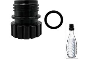 GAOHOU Adattatore per bottiglia di vetro Soda Stream per bottiglia di vetro da 0,7 litri Adattatore per bottiglia di soda a connessione rapida per bottiglia di vetro Duo Terra Sodasteam Maker