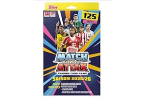 Match Attax Bundesliga 2025/2026 – Mega Pack - 125 Karten Davon 5 Limitierte Karten