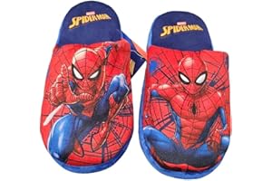 ILS I LOVE SHOPPING Pantuflas para niños y adolescentes, suaves y cálidas, para Spiderman