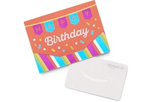 Amazon.de Geschenkkarte in Geschenkkuvert (Happy Birthday)