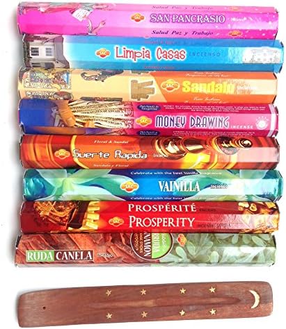 India Incense with Stand Mother, 8 Packs, HC enterprise-08
