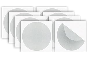 GOYAPRINT Pack 8ud Pegatinas Anticolisión para Cristales Vinilo Adhesivo Circular para Ventanas Previene Choques de Personas y Pájaros Adhesivos Antichoque para Vidrios Transparentes (12 cm, Mate)