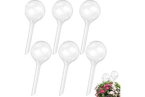 WWMILY 6 PCS Plant Watering Bulbs Automatic Watering Globes Plastic Self-Watering Globes Garden Water Device for Plant Indoor Outdoor