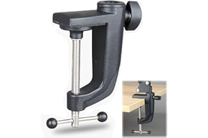 HMLFDC Morsetto a Universale A C Base Stand per Supporto da Tavolo Per Microfono, Supporti per Monitor Postazioni di Lavoro Con Vite Regolabile per Lampade Di Ingrandimento, Si Adatta Fino a 5,5 cm