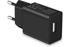 ‎MATAUMAHI MatauMahi 5V1A USB Ładowarka (Czarny), 5W USB Zasilacz, Wtyczka USB, Adapter do Telefonów Komórkowych, Tabletów, Powerbanki, Słuchawki Bluetooth, Smartbands i Innych Urządzeń z Interfejsem USB
