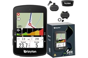 Bryton Rider S510 2.8 pollici LCD a colori Touchscreen GPS Bike/Ciclismo Computer, Offline USA Map, Compatibile con Bike Radar, 30 ore di durata della batteria, Impermeabile