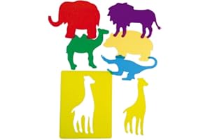 HenBea - Plantillas animales de zoo traslúcidas (913)