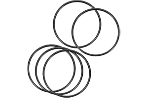 QUARKZMAN Nitrile Gomma O-Ring 60mm x 53mm x 3,5mm Guarnizioni di Tenuta Anelli Rubinetti Rotondo Guarnizione Rondella per Rubinetto Idraulica Riparazione Sigillatura Connessione, 5 Pezzi