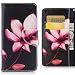 Produktbild Ougger Hülle für Xiaomi Redmi Note 4 Schutzhülle, Leder Tasche Beutel Stehen Magnetisch Beutel Flip Cover Weich Silikon Schale Handyhüllen Xiaomi Redmi Note 4 mit ID Kartensteckplatz, Blume