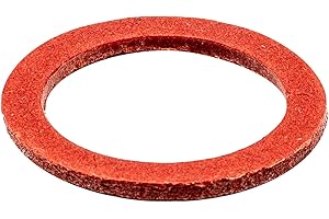 KNM TRADE Guarnizione Piatta in Fibra per Contatore D’acqua Dn 20 – Filettatura 1" – Resistente Alla Pressione E Al Calore – per Acqua Fredda E Calda – Compatibile Con Impianti Standard