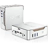 NiPoGi Mini PC Windows 11 Pro, Intel Celeron N5105 (jusqu'à 2,9 GHz) Mini Ordinateur, 16 Go RAM 512 Go M.2 SSD Business Mini 