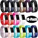 Produktbild HUMENN Armband Für Fitbit Charge 2, Weich Silikon Sports Ersetzerband Fitness Verstellbares Uhrenarmband für Fitbit Charge2 Klein 16 Stück