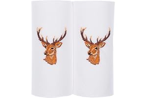 MANDITTIONS Boxed Set of Embroidered Cotton Country Themed Handkerchiefs