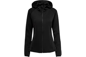 Only Play ONPPERFORMANCE ATHL Cara LS Hood Zip Maillot de survtement, Noir, M Femme