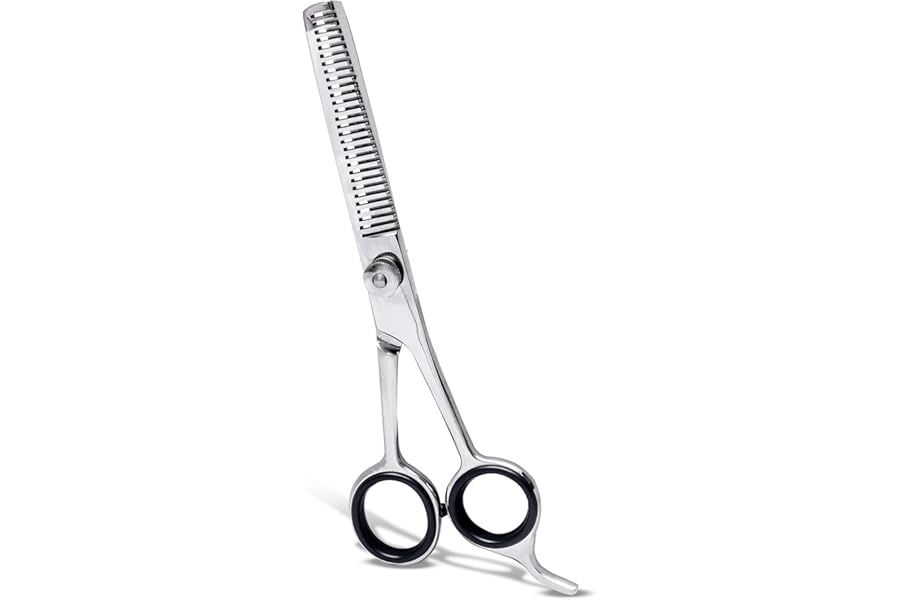 Hair Thinning Scissors 6.5 Inch Barber Hair Shears for Hairdressing Cutting Texturizing & Styling - Stainless Steel