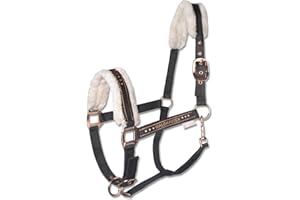 Waldhausen Halfter Elegant, schwarz/roségold, VB