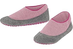 FALKE Unisex Kinder Cosy Slipper Stoppersocken rutschhemmende Noppen auf der Filzsohle Füßlinge komfortabel warm Plüsch bequem atmungsaktive klimaregulierende geruchshemmende Wolle 1 Paar