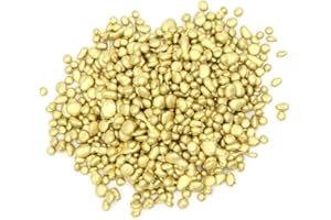 ‎VIGAN 100/200/500G H75 Messing Granulat Schmuck Werkzeuge Messing Casting Körner Material Granulat DIY Handwerk Halsketten Anhänger Gießen (500G)