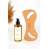 Anti Cellulite Massage Oil 200ML + Cellulite Remover Wood Massage Oil 2-Piece Cellulite Care Set with Mar