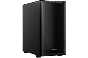 be quiet! Pure Base 501 boîtier PC, Panneau Avant Plein et élégant, 2 Ventilateurs Pure Wings 3 140 mm PWM préinstallés, Forte Pression d’air, Espace généreux, USB 3.2 Gen. 2 Type C