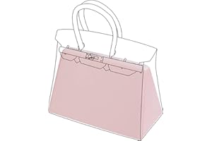 DGAZ Soie Coussin de Sac à Main Pour Sac à Main de Luxe Birkin 25/30/35/40, Organisateur de Sac à Main Soie, Femmes Organisateur de Sac à Main (BK30, Rose)