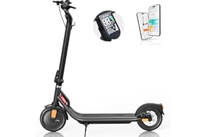 Atomi Electric Scooter E20, 500W Motor Electric Scooters with 19 Miles Long Range, 15.5 Mph Speed, Portable Folding Electric Scooter for Adults with Double Braking System and Smart App