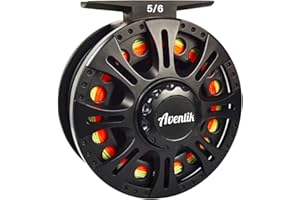 EUPHENG Aventik Fly Fishing Reel 3/4/5/6/7/8/9 Pre-Loaded Fly Reel with Line Combo