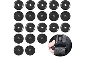 Perfetsell 20 Pares Tope Cinturon Seguridad Pinzas Cinturon Coche Topes Boton Cinturon Seguridad Clip de Hebilla cinturon Seguridad Botón Plastico de Parada Tope para Coches Cinturón