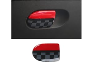 uvcany Mini F55 F56 F57 Union Jack Glove Box Compartment Handle Cover Trim for Mini Cooper One/S/JCW F55 Hatchback,F56 Hatchback,F57 Convertible(JCW)
