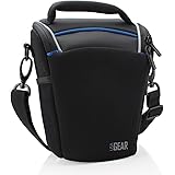 USA Gear Borsa a Tracolla Impermeabile Custodia Fondina Per Fotocamere DSLR SLR con Obiettivi da 18-135mm/18-55mm Per Canon E