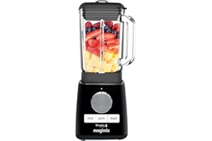 Magimix Blender Power 4 | Quiet Mark Approval | Metal/Glass | 1300W | 1.8L | Black | 11628