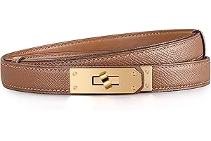 Tonsunul Gürtel Damen, Ledergürtel Damen, Metall-Drehverschluss, 55-98cm Einstellbar, Belt Women Verschiedene Optionen, Geeignet Für Jeans, Kleider, Tägliche Kleidung, Geschenke Für Frauen