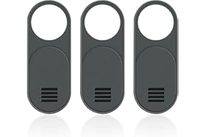 NyxSeat Osłona kamery internetowej, 3 sztuki, osłona obiektywu, maska ochronna na kamerę komórkową, osłona kamery na laptopa, nadaje się do samochodów, telefonów komórkowych, laptopów (czarna)